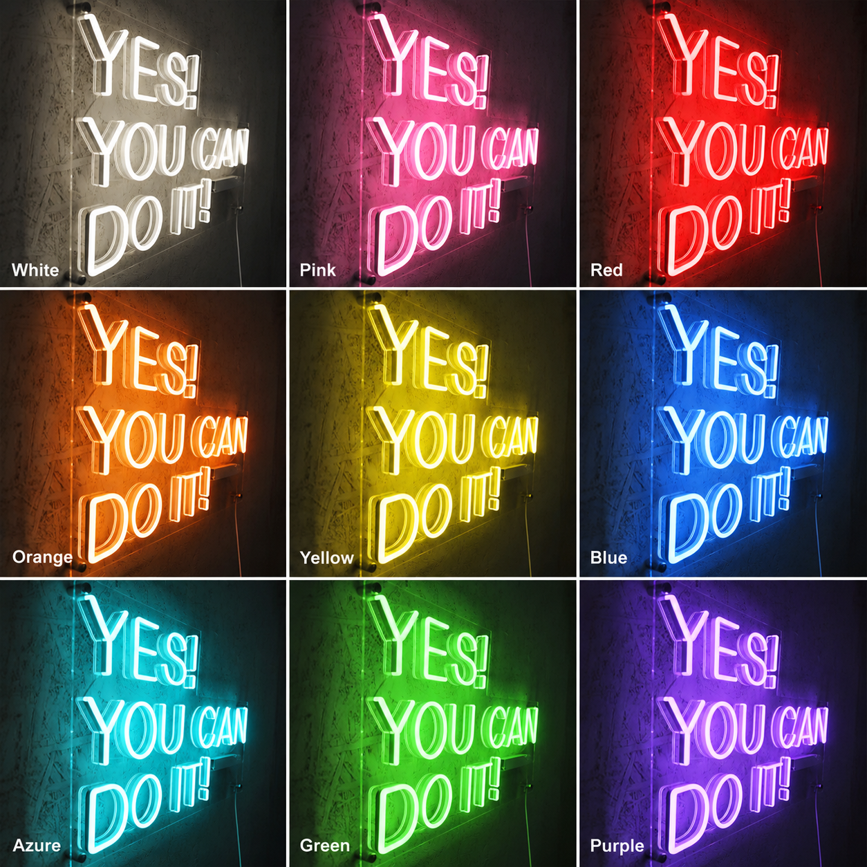 Yes You Can Do It LED Neon Sign - Shineneon