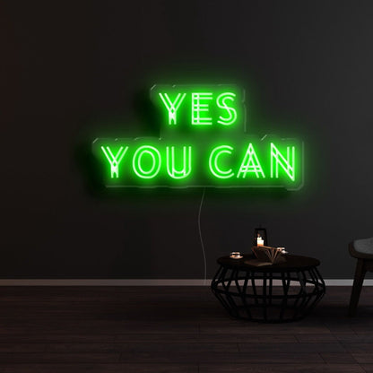 Yes You Can Led Neon Sign - Shineneon