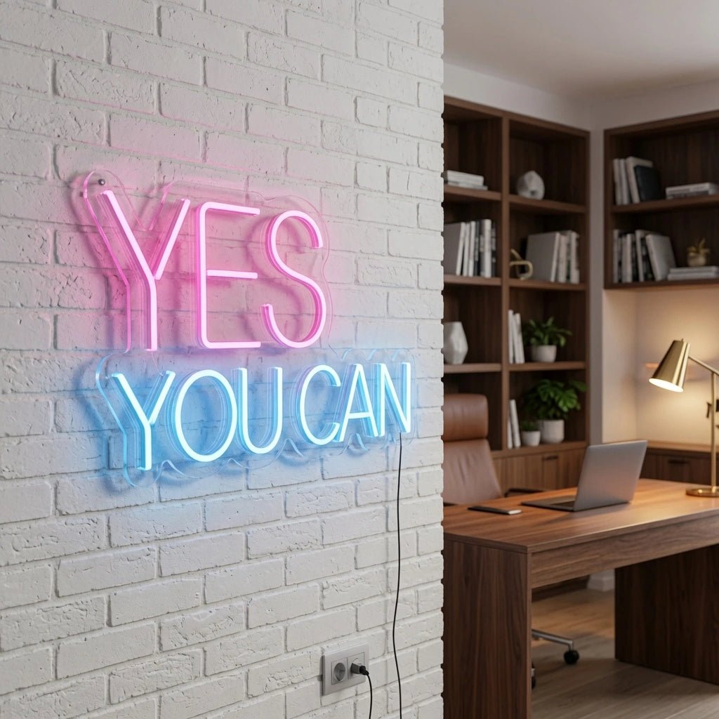 Yes You Can LED Neon Sign Wall Decor - Shineneon