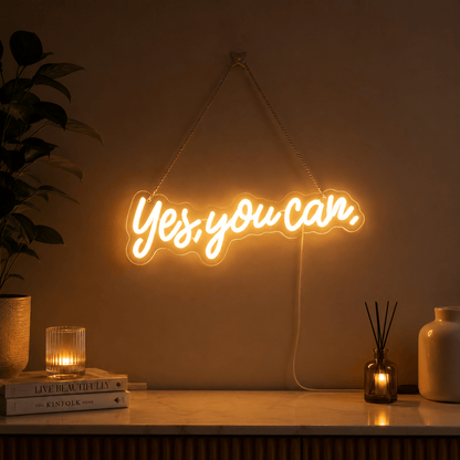 Yes You Can LED Neon Sign Wall Neon Sign - Shineneon