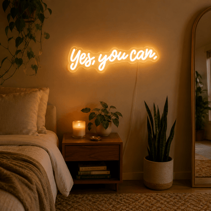 Yes You Can LED Neon Sign Wall Neon Sign - Shineneon