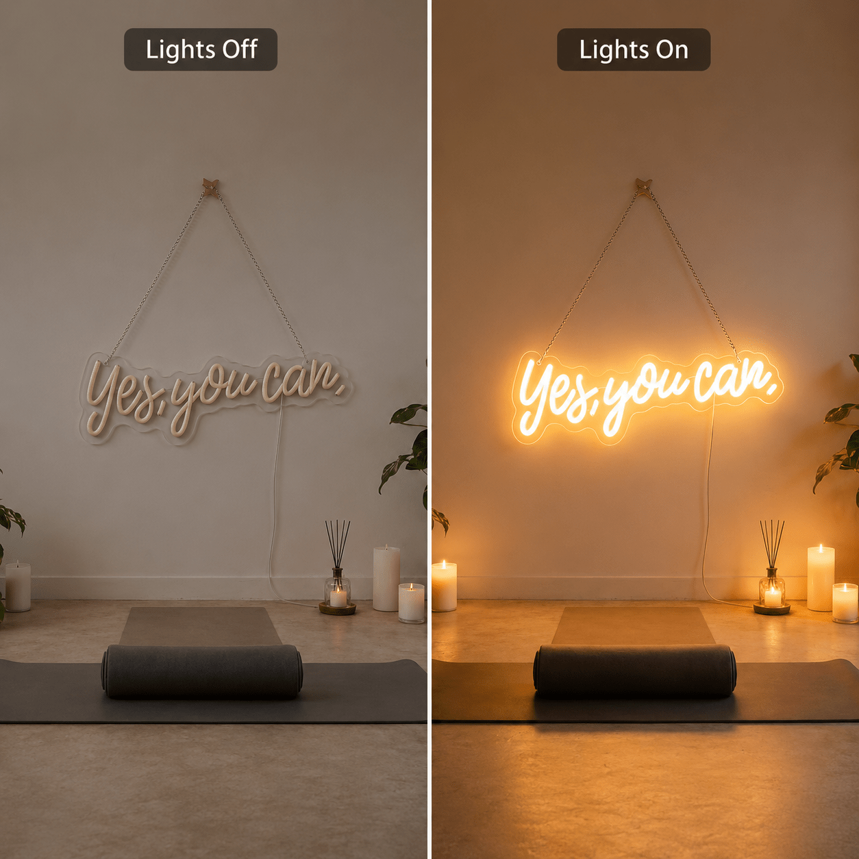 Yes You Can LED Neon Sign Wall Neon Sign - Shineneon