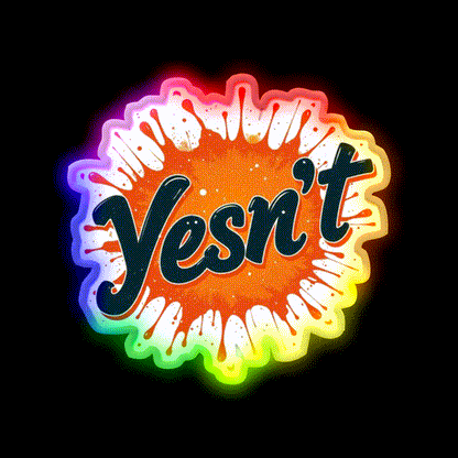 Yesnt Party Drink Tequila Led Neon Sign Rgb Color - LED neon sign close-up detail
