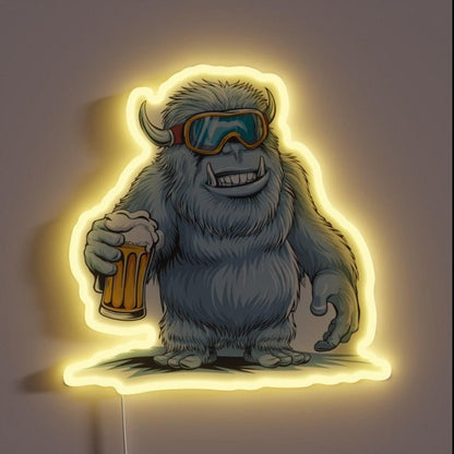 Yeti Apres Ski Rgb Led Neon Sign - Shineneon