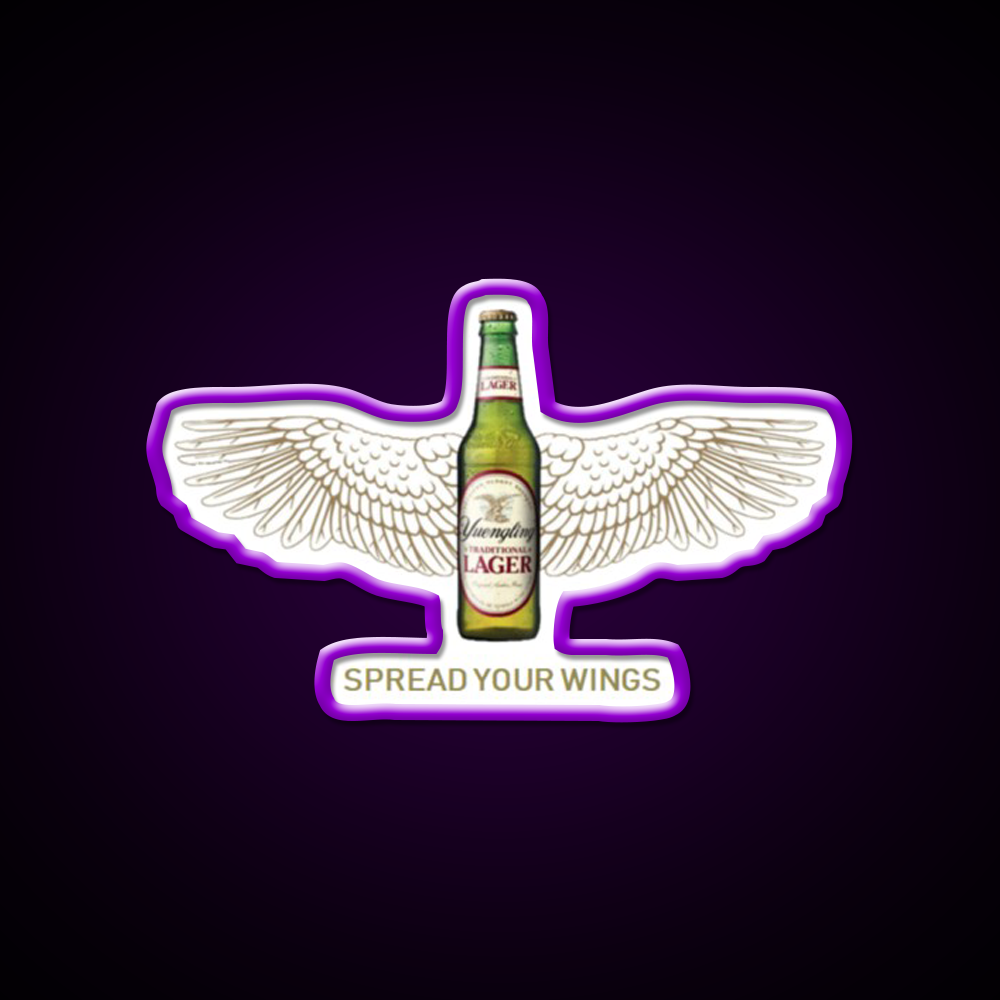 Yeungling Wings Beer Bar Decor Led Neon Sign Rgb Color - LED neon sign view 9