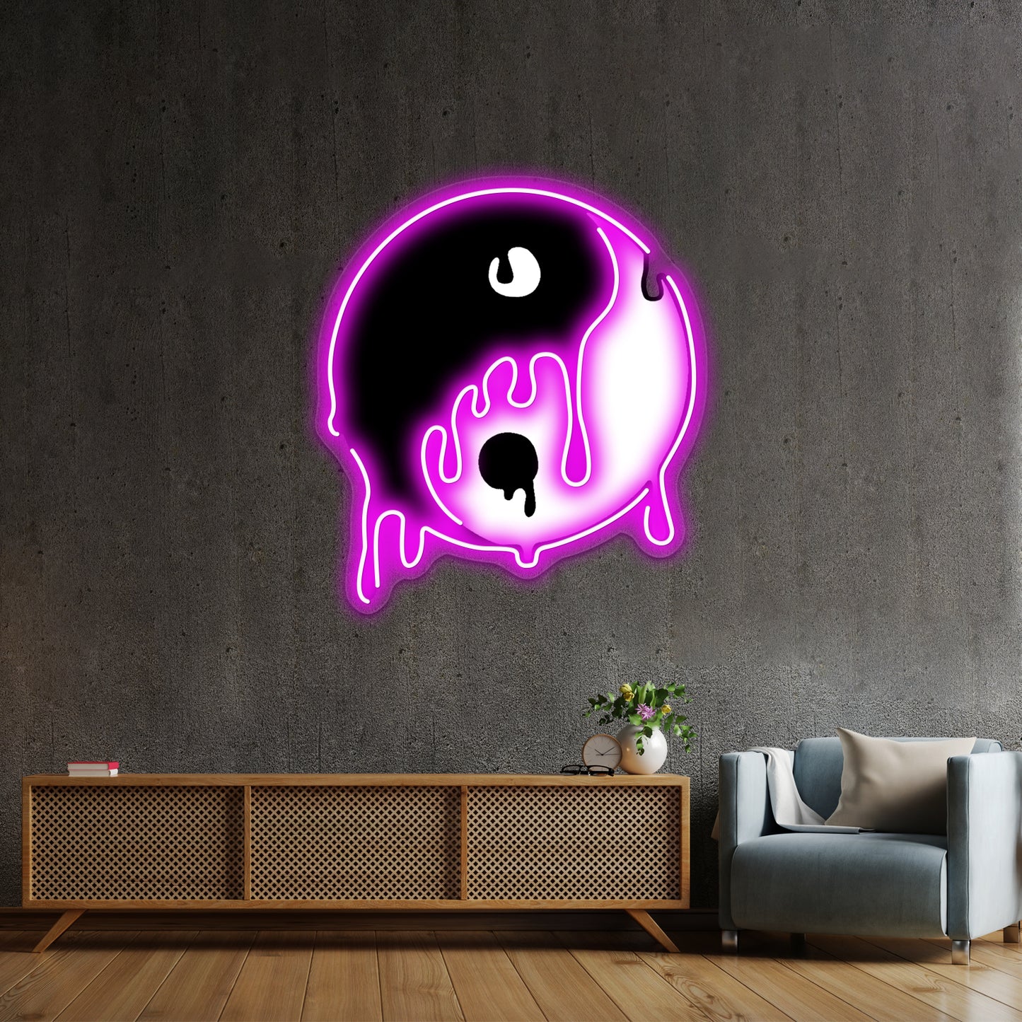 Yin To The Yang Artwork Led Neon Signs