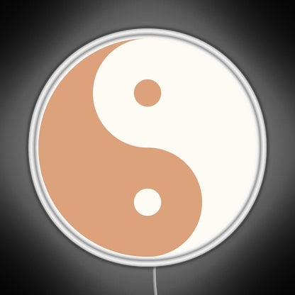 Yin Yang Minimalist Boho Design Rgb Neon Sign - Shineneon