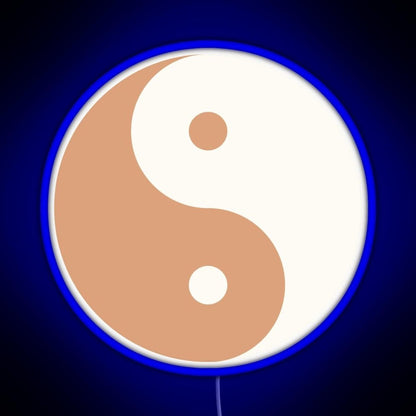 Yin Yang Minimalist Boho Design Rgb Neon Sign - Shineneon
