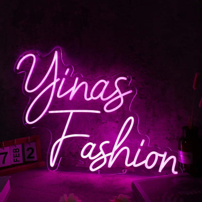 Yinas Fashion Purple Custom Led Neon Sign - Shineneon
