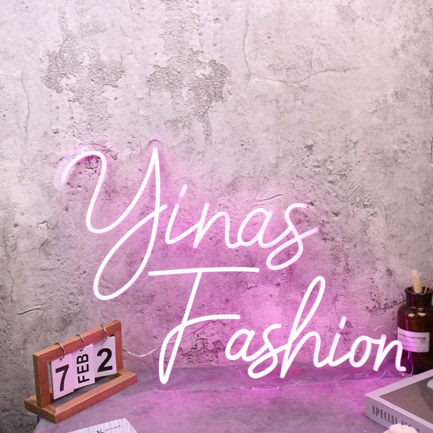 Yinas Fashion Purple Custom Led Neon Sign - Shineneon
