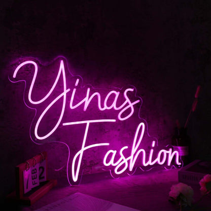 Yinas Fashion Purple Custom Led Neon Sign - Shineneon