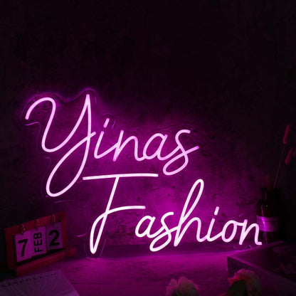Yinas Fashion Purple Custom Led Neon Sign - Shineneon