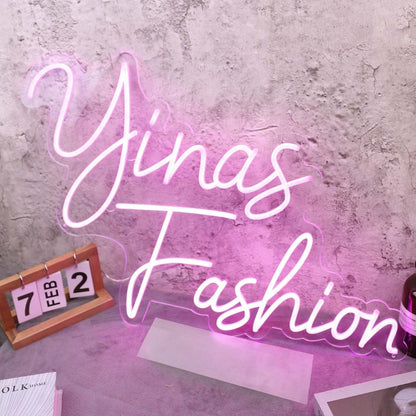 Yinas Fashion Purple Custom Led Neon Sign - Shineneon