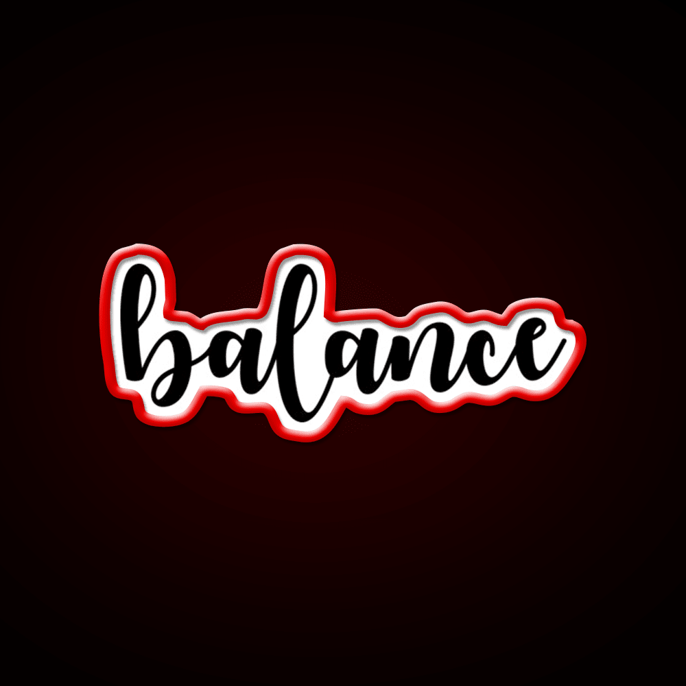Yoga Balance Yoga Led Neon Sign For Wellness Space Rgb Color - Shineneon