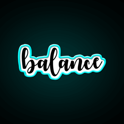 Yoga Balance Yoga Led Neon Sign For Wellness Space Rgb Color - Shineneon