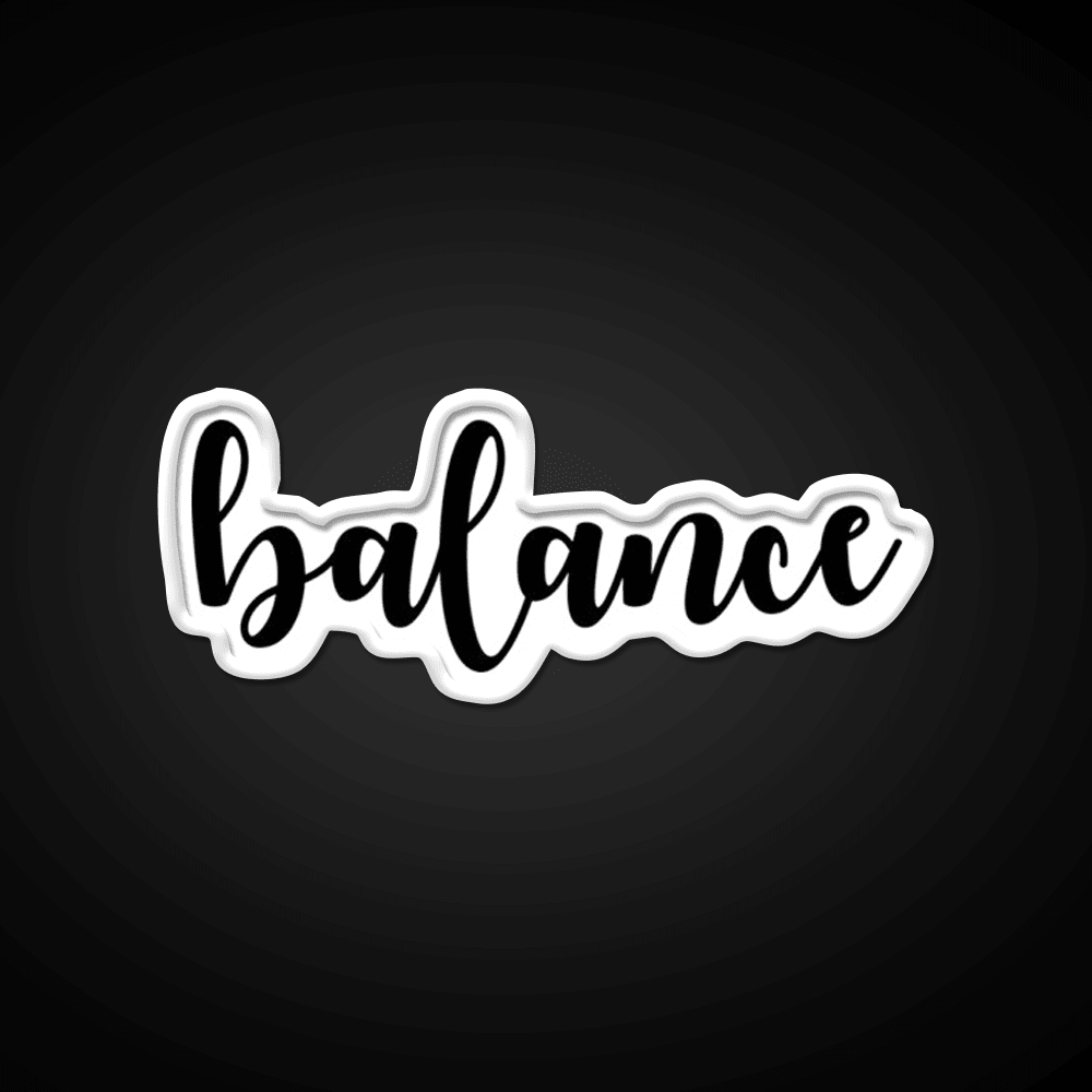 Yoga Balance Yoga Led Neon Sign For Wellness Space Rgb Color - Shineneon