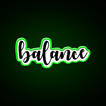 Yoga Balance Yoga Led Neon Sign For Wellness Space Rgb Color - Shineneon
