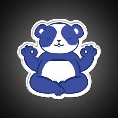 Yoga Bear Yoga Led Neon Sign For Wellness Space Rgb Color