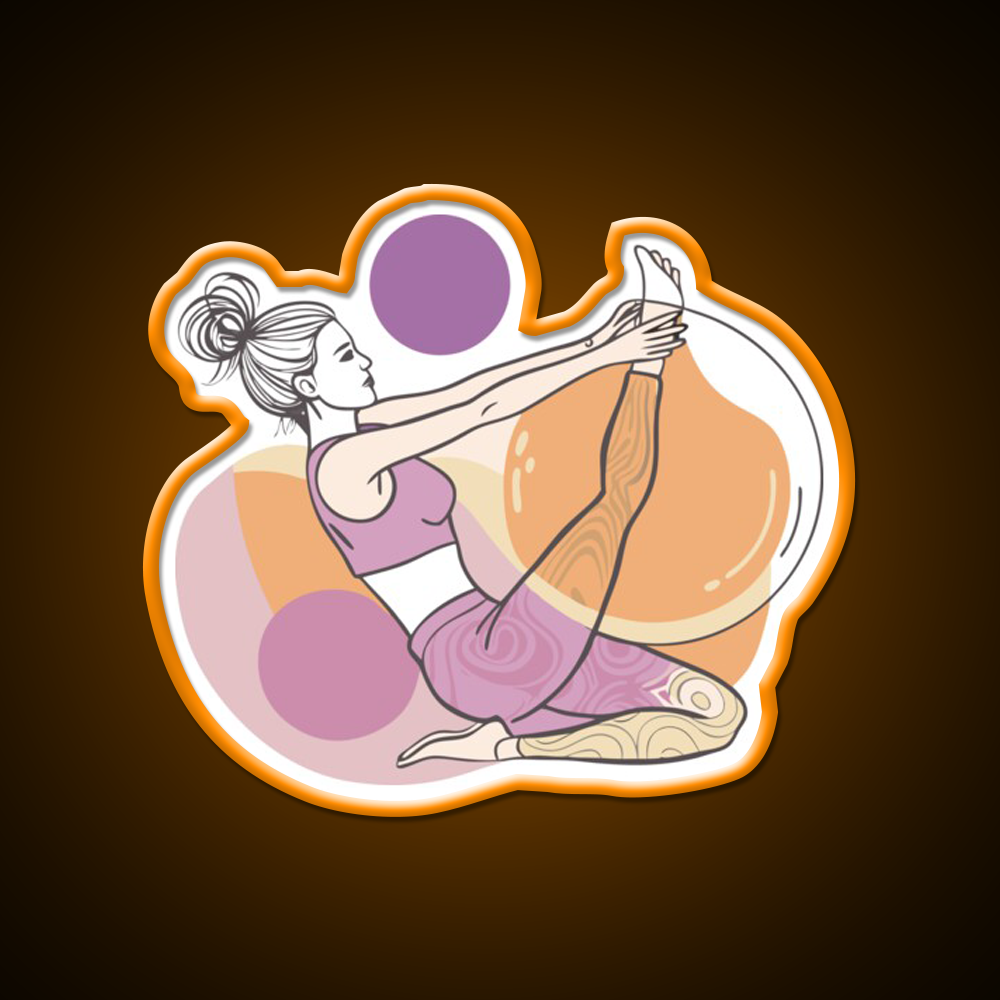 Yoga Class Sport Yoga Led Neon Sign For Wellness Space Rgb Color