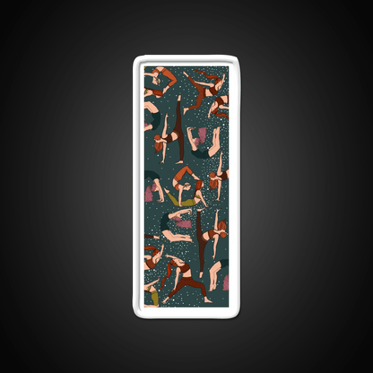 Yoga Girls Pattern Yoga Manuscript Yoga Led Neon Sign Rgb Color - Shineneon