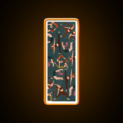 Yoga Girls Pattern Yoga Manuscript Yoga Led Neon Sign Rgb Color - Shineneon