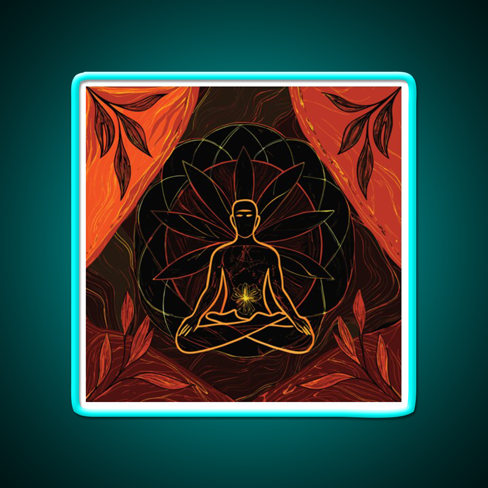 Yoga Led Neon Sign For Wellness Space Rgb Color