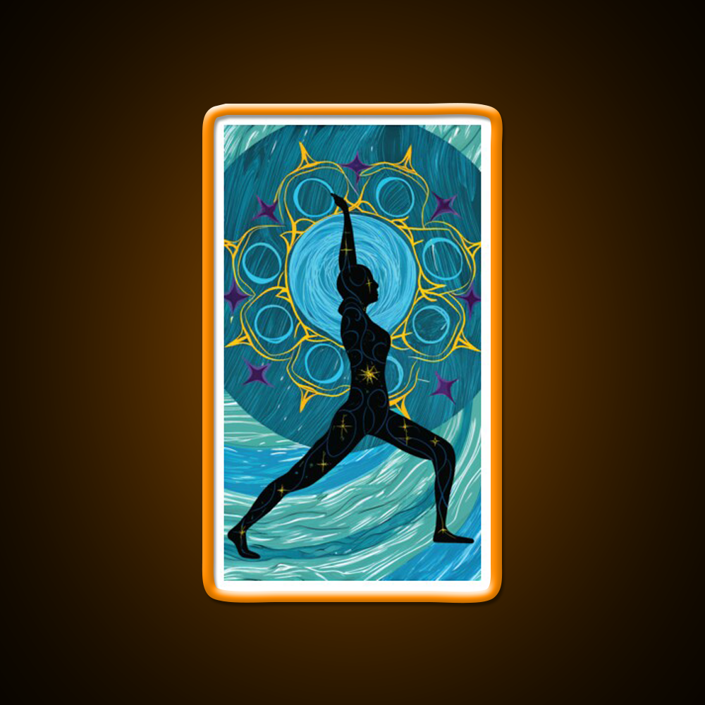 Yoga Led Neon Sign For Wellness Space For Yoga Lover Rgb Color