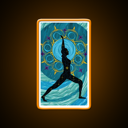 Yoga Led Neon Sign For Wellness Space For Yoga Lover Rgb Color