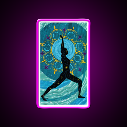 Yoga Led Neon Sign For Wellness Space For Yoga Lover Rgb Color