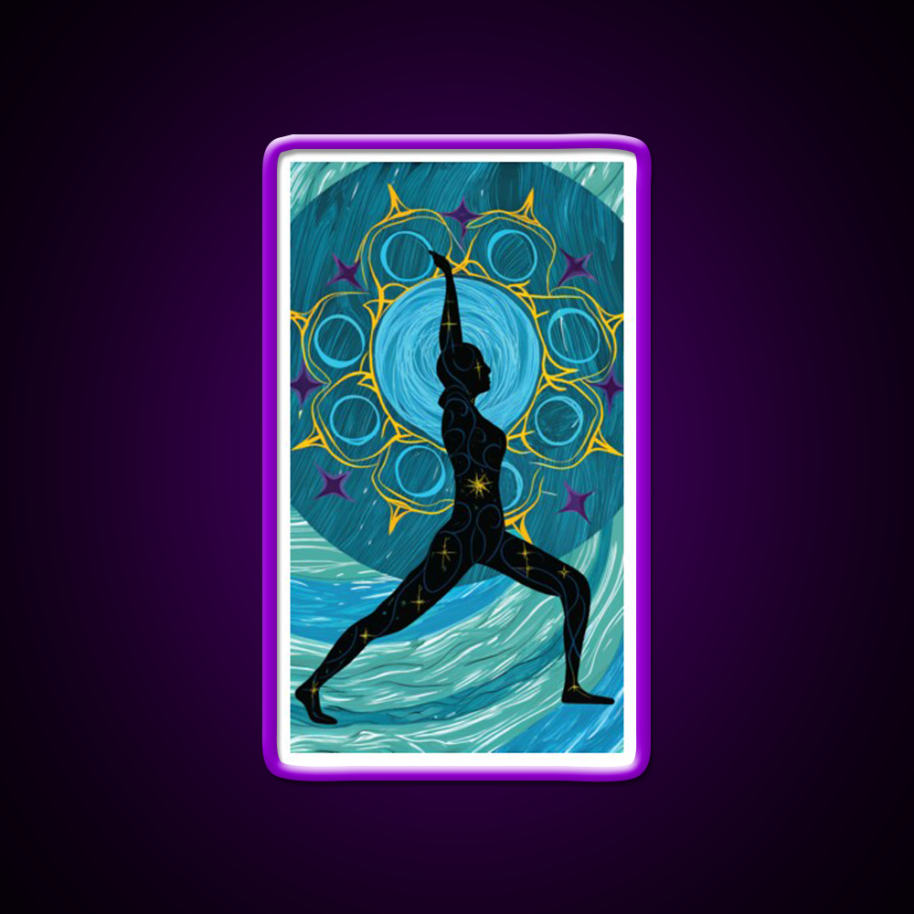 Yoga Led Neon Sign For Wellness Space For Yoga Lover Rgb Color