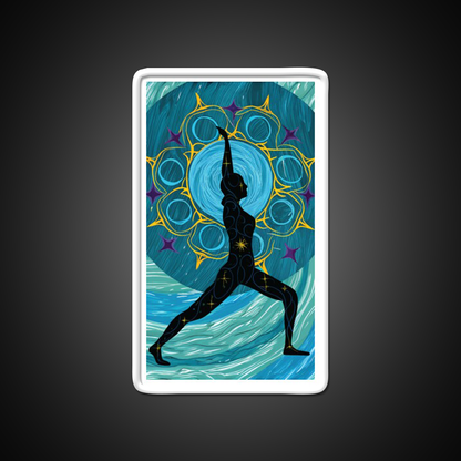 Yoga Led Neon Sign For Wellness Space For Yoga Lover Rgb Color