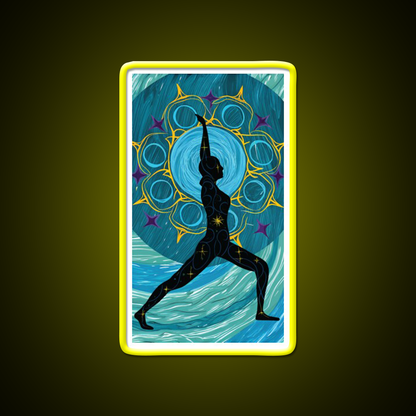 Yoga Led Neon Sign For Wellness Space For Yoga Lover Rgb Color