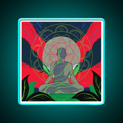 Yoga Led Neon Sign For Wellness Space For Yogis Rgb Color