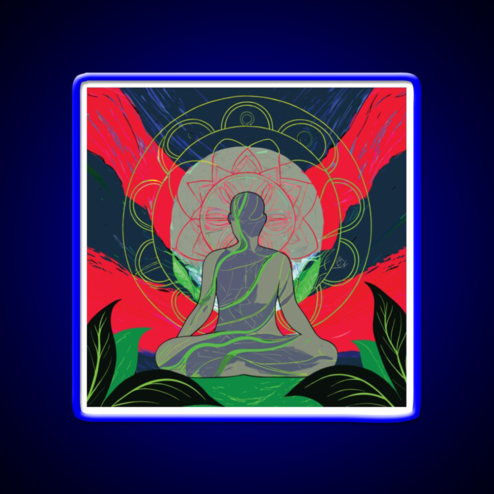 Yoga Led Neon Sign For Wellness Space For Yogis Rgb Color