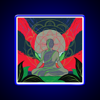 Yoga Led Neon Sign For Wellness Space For Yogis Rgb Color