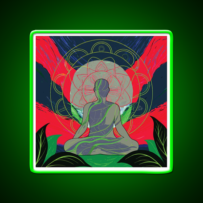 Yoga Led Neon Sign For Wellness Space For Yogis Rgb Color