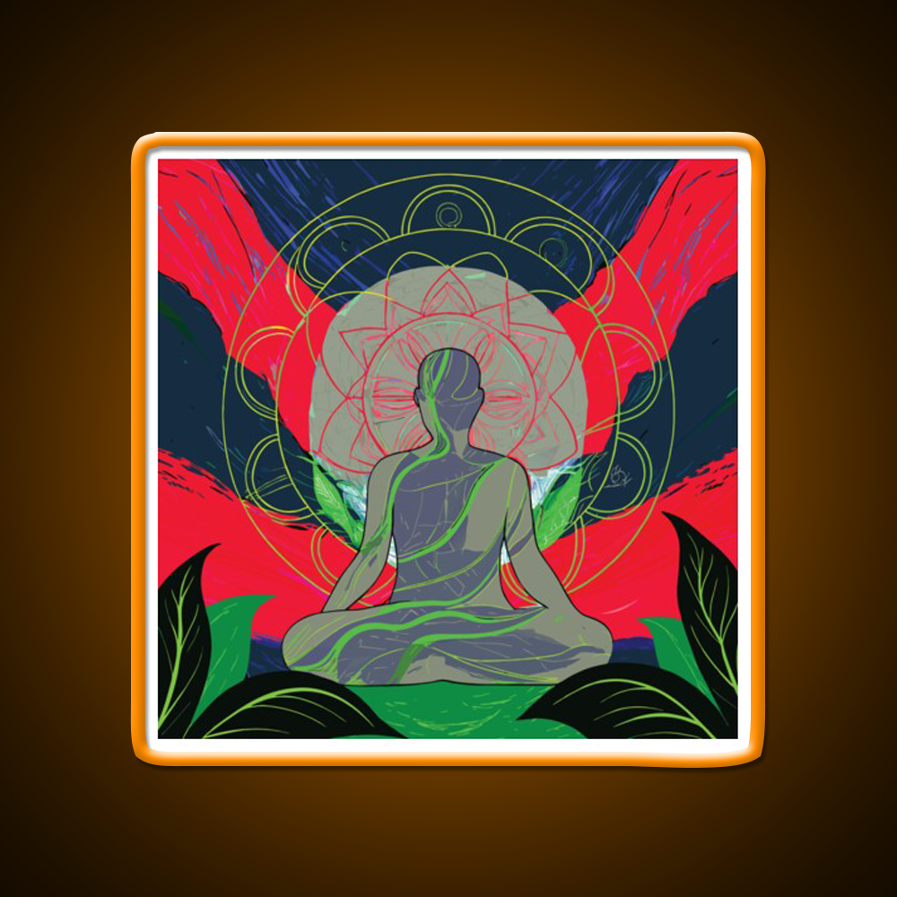 Yoga Led Neon Sign For Wellness Space For Yogis Rgb Color