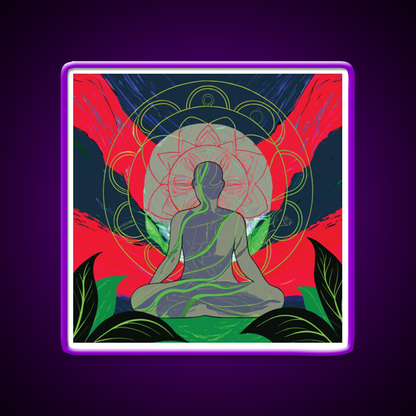 Yoga Led Neon Sign For Wellness Space For Yogis Rgb Color