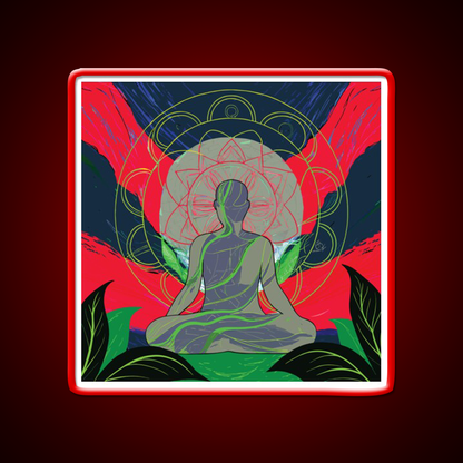 Yoga Led Neon Sign For Wellness Space For Yogis Rgb Color