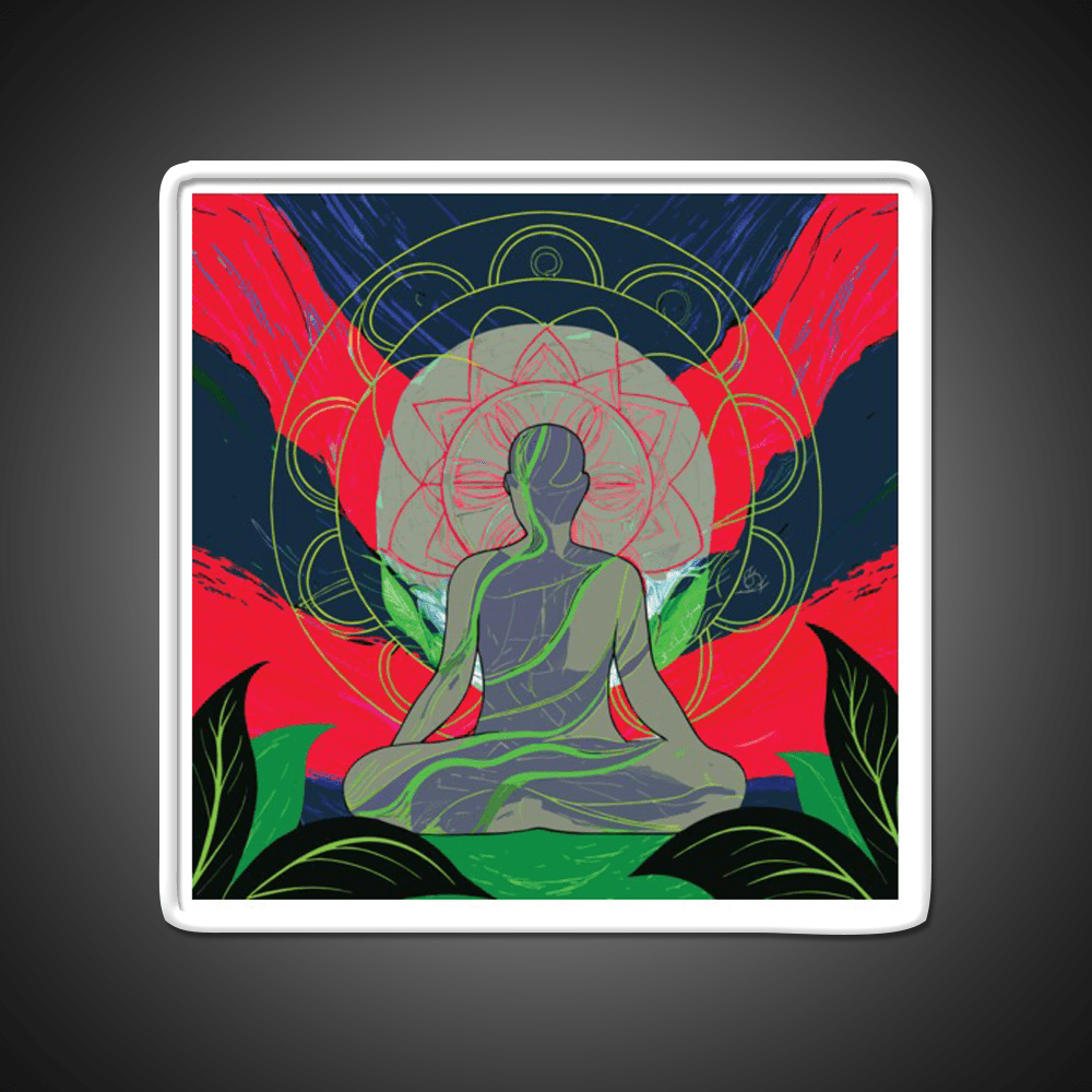 Yoga Led Neon Sign For Wellness Space For Yogis Rgb Color - Shineneon