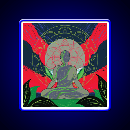 Yoga Led Neon Sign For Wellness Space For Yogis Rgb Color - Shineneon