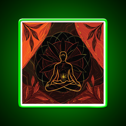 Yoga Led Neon Sign For Wellness Space Rgb Color