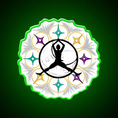 Yoga Led Neon Sign For Wellness Space Led Signage Rgb Color