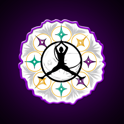 Yoga Led Neon Sign For Wellness Space Led Signage Rgb Color - Shineneon