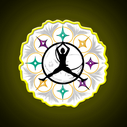 Yoga Led Neon Sign For Wellness Space Led Signage Rgb Color