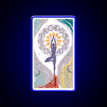 Yoga Led Neon Sign For Wellness Space Neon Decor Rgb Color