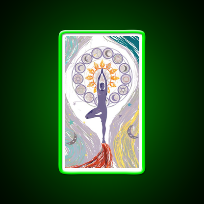 Yoga Led Neon Sign For Wellness Space Neon Decor Rgb Color