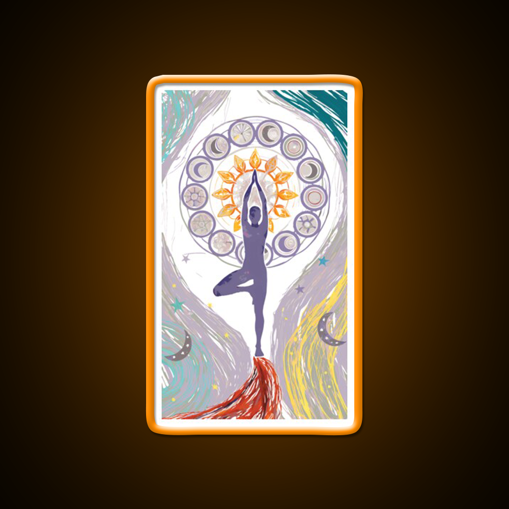 Yoga Led Neon Sign For Wellness Space Neon Decor Rgb Color