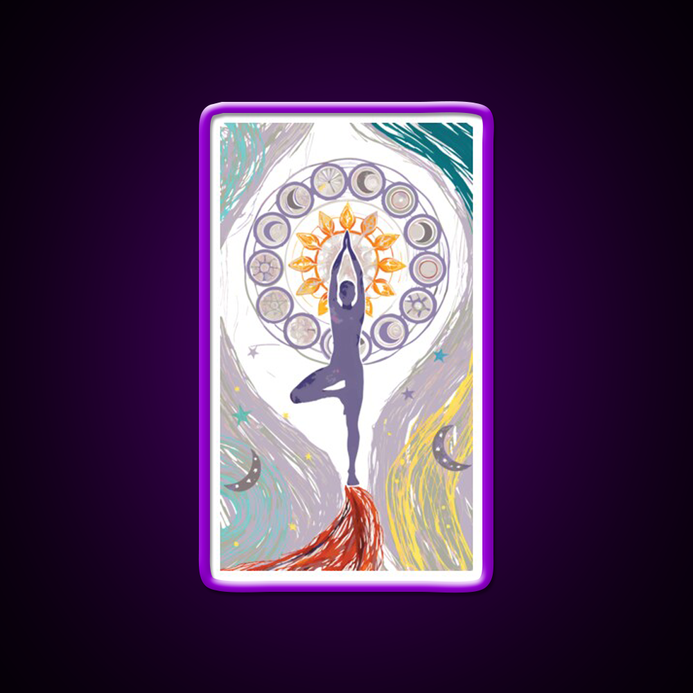 Yoga Led Neon Sign For Wellness Space Neon Decor Rgb Color