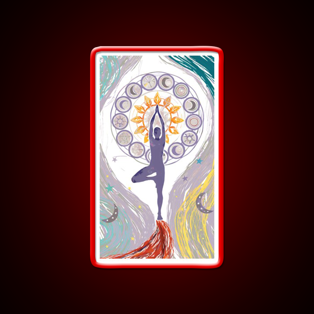 Yoga Led Neon Sign For Wellness Space Neon Decor Rgb Color